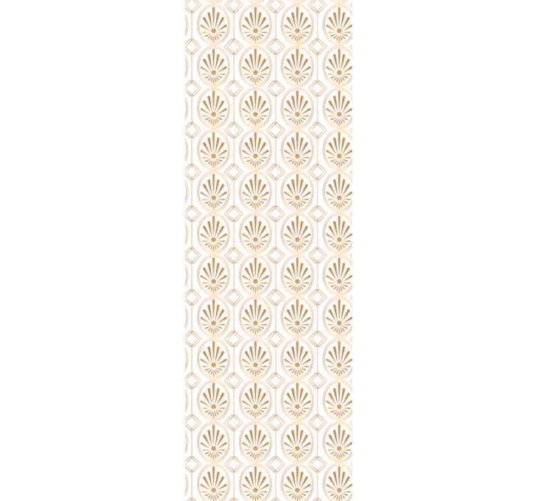 Tapet ornamental modele florale geometrice - TenStickers