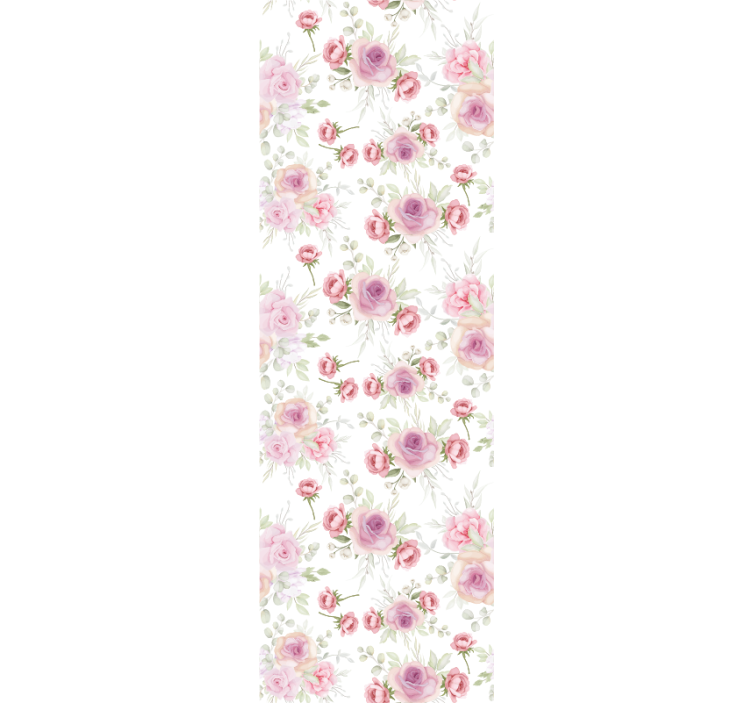Tapet flori model floral delicat - TenStickers