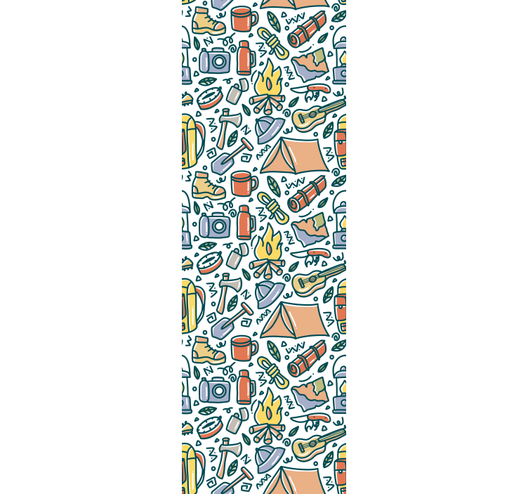 Tapet natura esențiale pentru camping - TenStickers