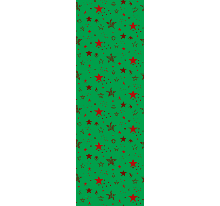Crăciun tapet model de stele festive - TenStickers