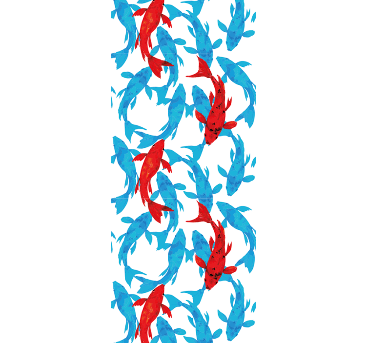 Wallpaper cu peşte dans acvatic - TenStickers