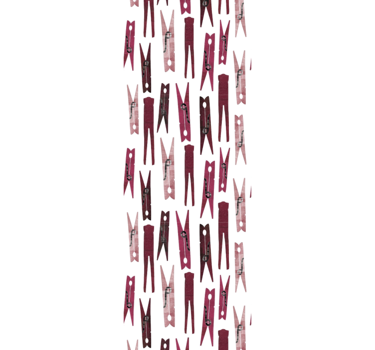 Tapet geometric agrafe împrăștiate - TenStickers