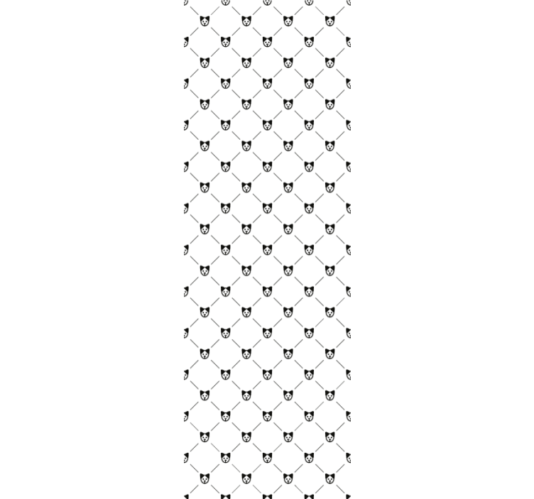 Tapet pisici model de siluetă de pisică - TenStickers