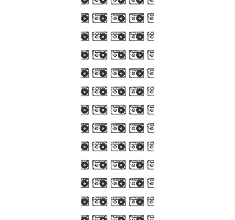 Tapet ornamental model audio retro - TenStickers