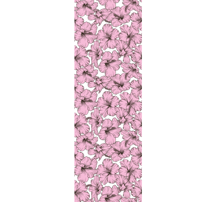 Tapet flori aranjament floral hibiscus - TenStickers