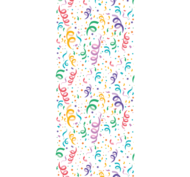 Tapet de pepinieră design de confetti festiv - TenStickers