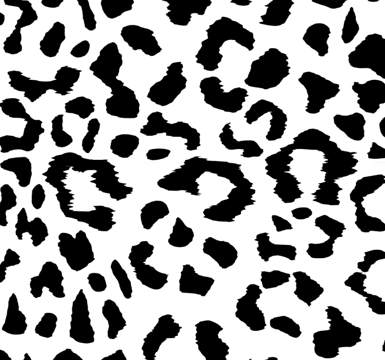 Tapet cu imprimeu animal simplu leopard - TenStickers