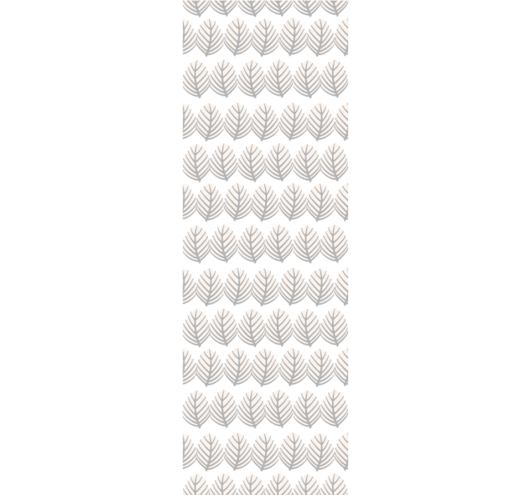 Tapet de frunze model gri simplu - TenStickers