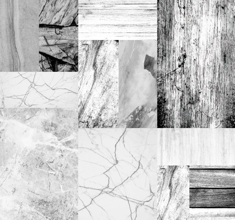 Tapet textil puzzle de marmură - TenStickers