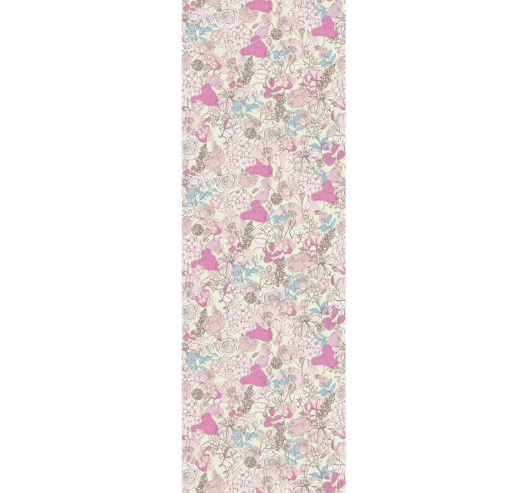 Tapet floral grădină clasică de epocă - TenStickers