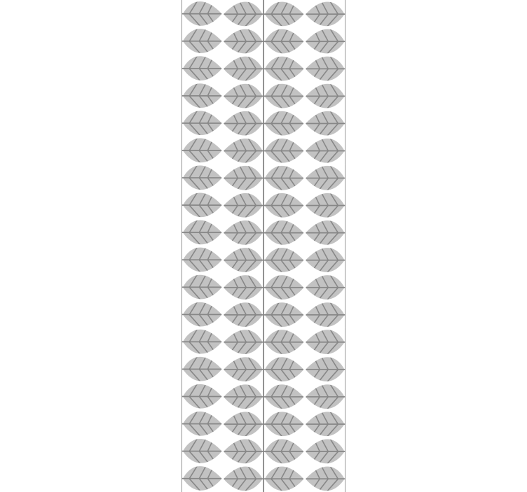 Tapet de sufragerie compoziție grațioasă a frunzișului - TenStickers