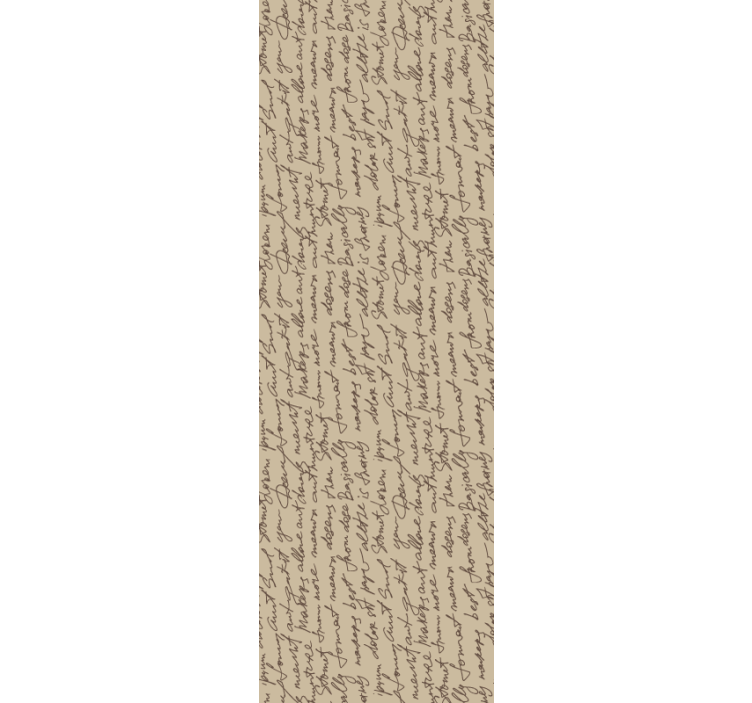 Tapet litere scriere elegantă a scenariului - TenStickers