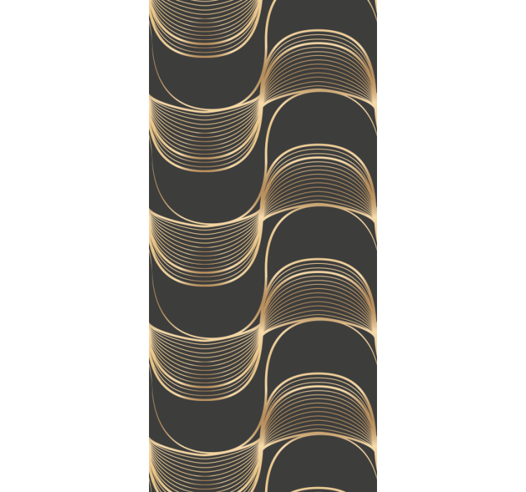 Tapet geometric modele de linii elegante - TenStickers