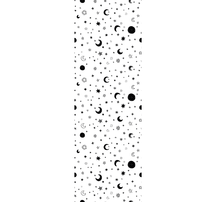 Spatiul cosmic cu tapet pentru copii stele - TenStickers