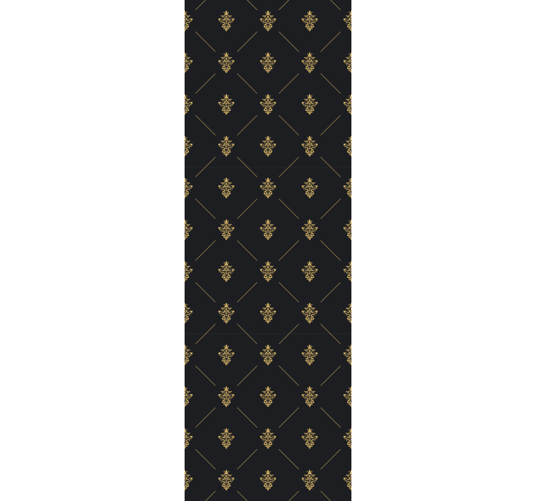 Tapet clasic graţioase tuşe de baroc - TenStickers