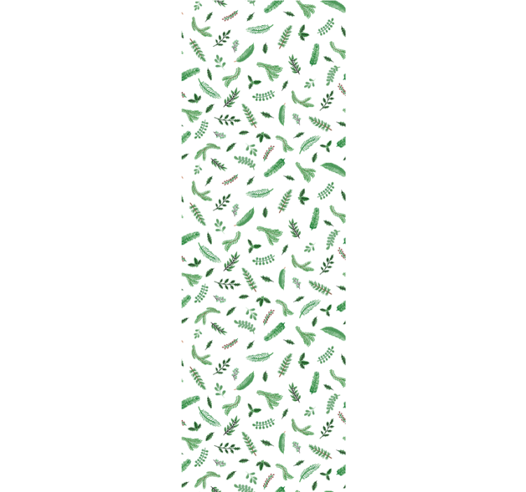 Crăciun tapet modele de frunze festive - TenStickers