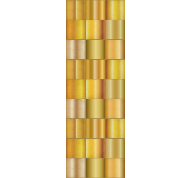 Tapet texturat model geometric auriu - TenStickers