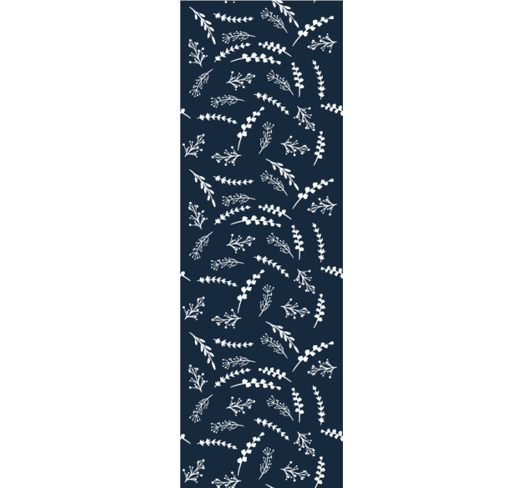 Tapet de frunze model albastru delicat - TenStickers