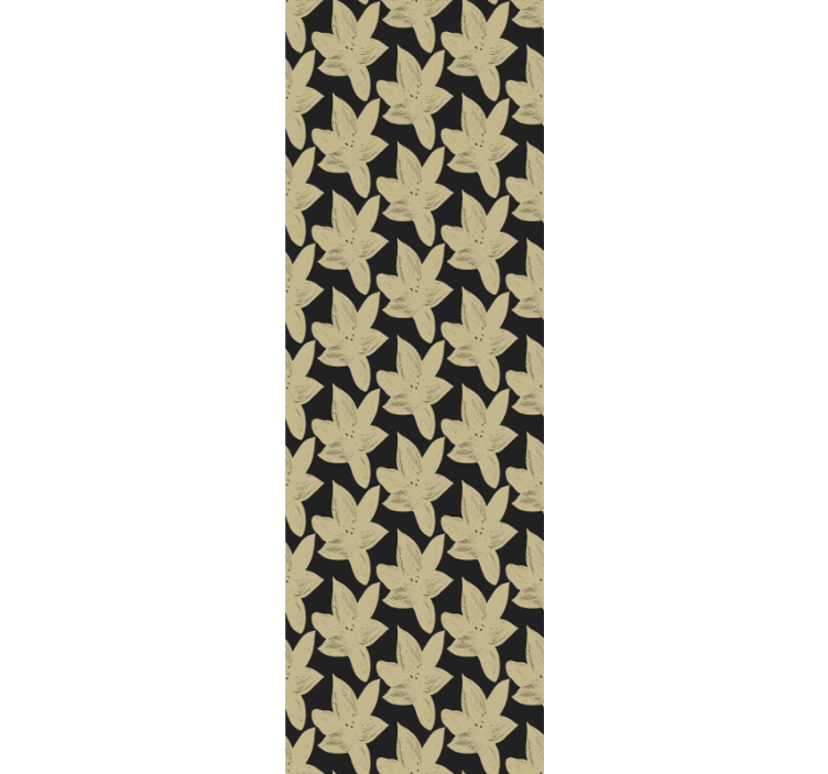 Tapet baie frunze florale elegante - TenStickers