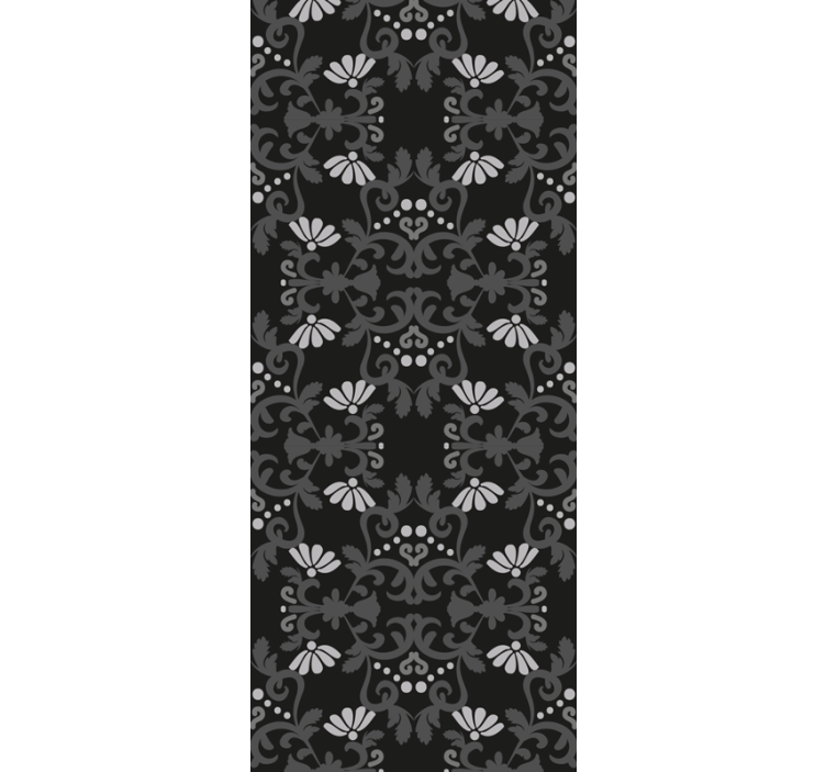 Tapet floral expoziție botanică grațioasă - TenStickers