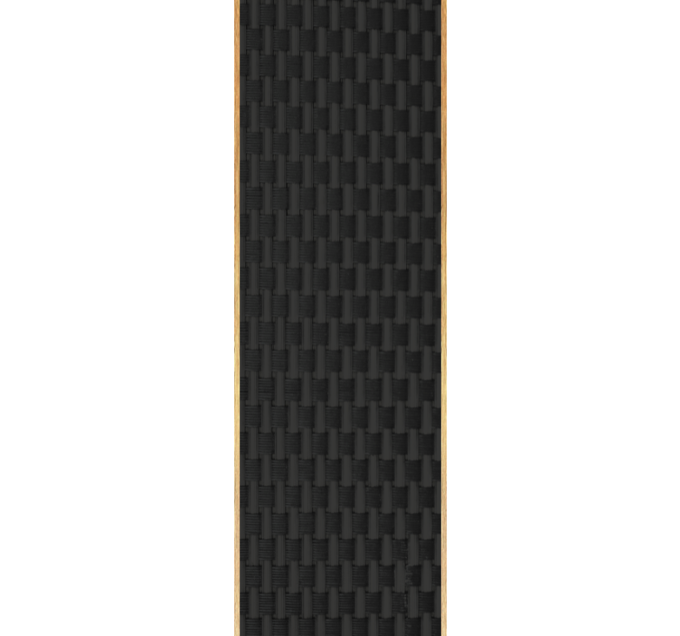 Tapet răchită franceză neagră stil lemn - TenStickers