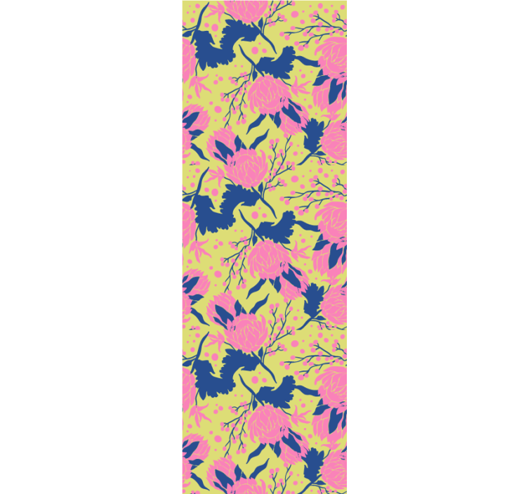 Tapet flori model floral vibrant - TenStickers