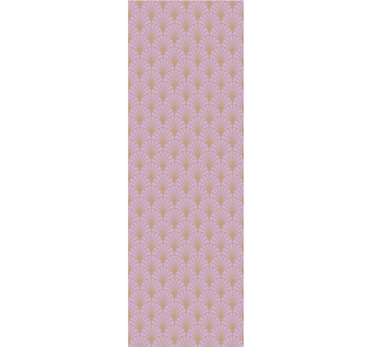 Tapet camera de zi elemente florale stilizate - TenStickers