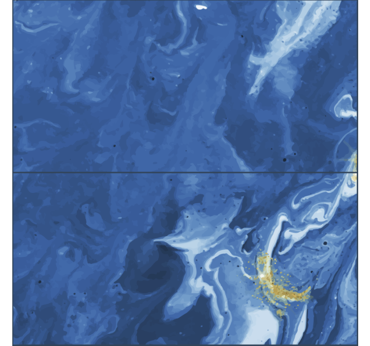 Tapet tematic din piatră albastră - TenStickers