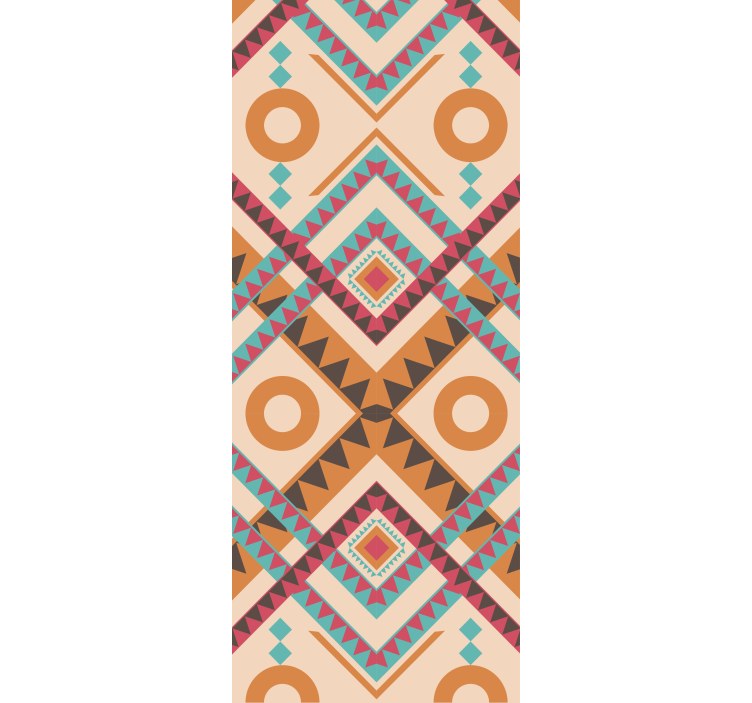 Tapet camera de zi Model cu diamante multicolore - TenStickers