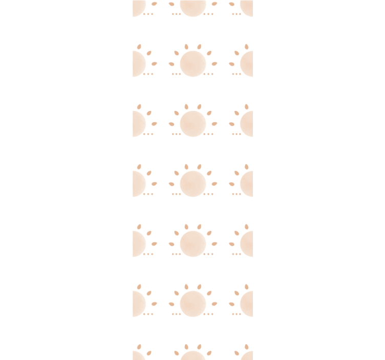 Tapet nordic Soare minimal abstract - TenStickers