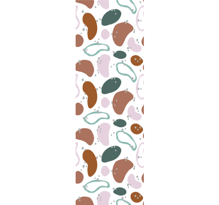 Tapet abstract Model neregulat de formă abstractă - TenStickers