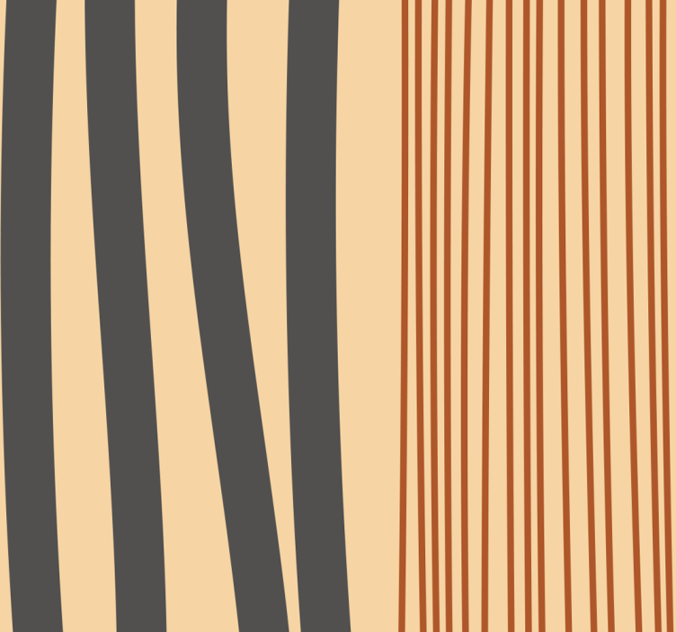 Tapet camera de zi design boho cu dungi - TenStickers