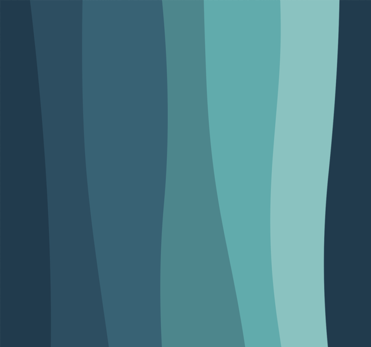 Tapet 3D valurile curbate ale oceanului - TenStickers