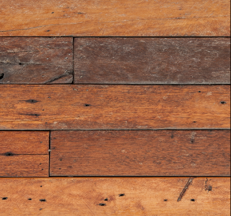 tapet dormitor accent de panou din lemn - TenStickers