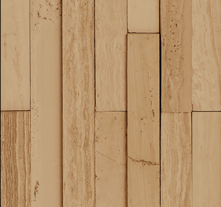 tapet dormitor lemn de stejar deschis - TenStickers