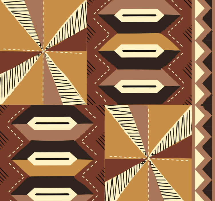 tapet dormitor model tribal african - TenStickers