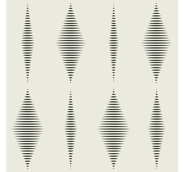 Geometric tapet rabaul ikat - TenStickers