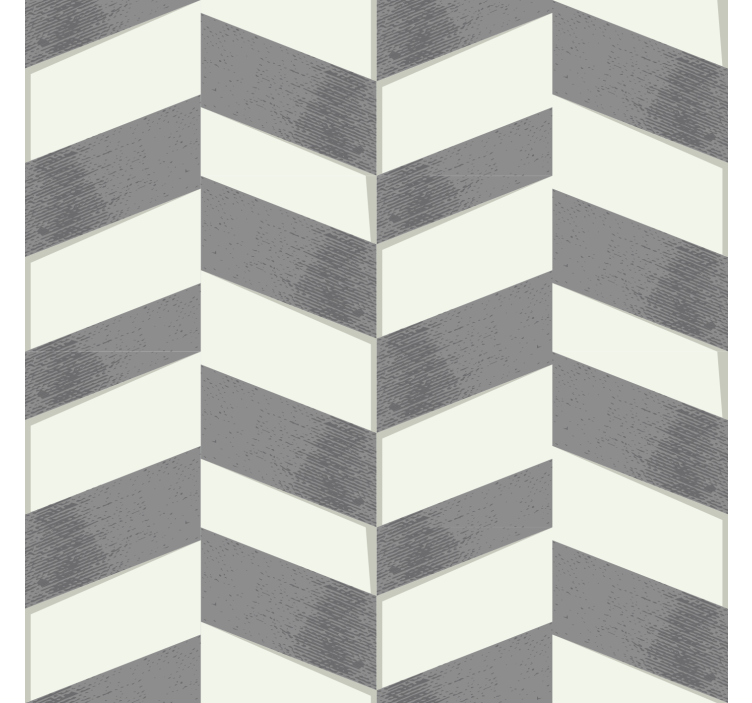 Geometric tapet chevron gri - TenStickers