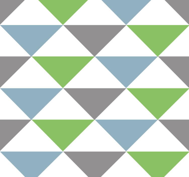 Birou tapet triunghiuri pastelate colorate - TenStickers