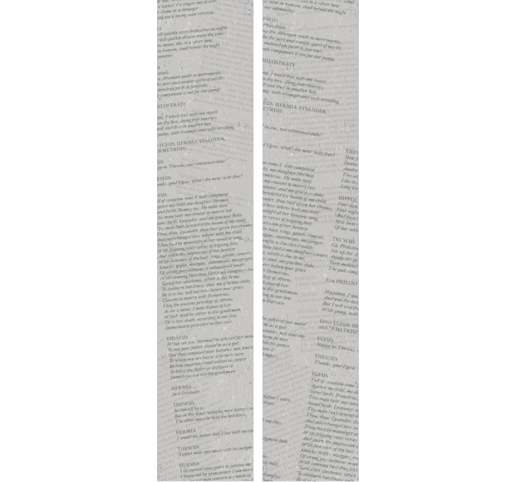 Tapet de nebunie cu scrisori de pasiune - TenStickers