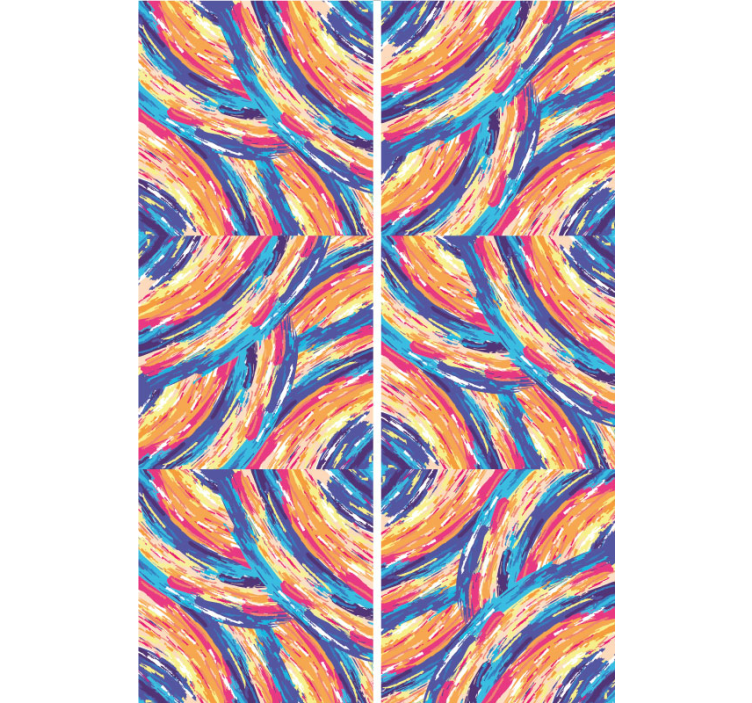 Tapet multicolor tapet art - TenStickers