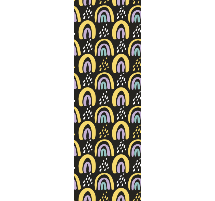 Curcubeu tapet modern - TenStickers