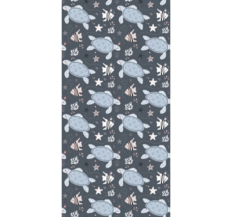 Tapet de animale design creaturi marine - TenStickers