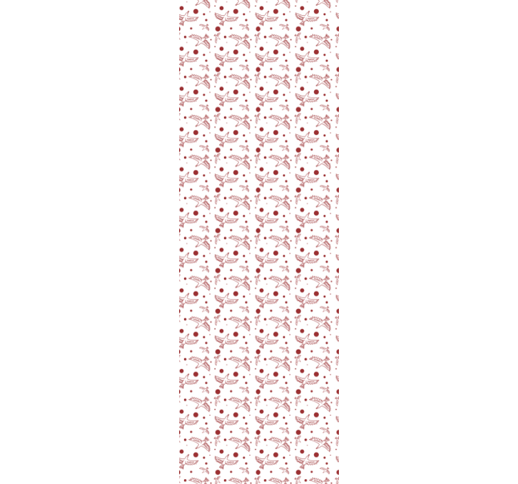 Tapet de animale păsări și puncte - TenStickers