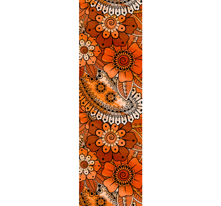 Tapet ornamental în stil indian paisley - TenStickers