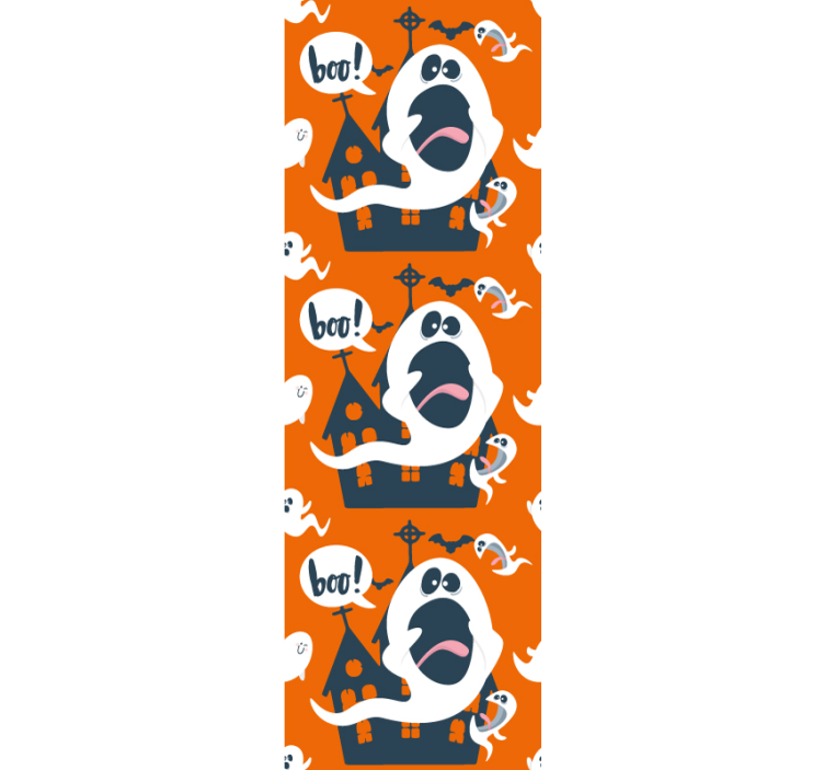 Tapet Halloween fantome și bântuie - TenStickers