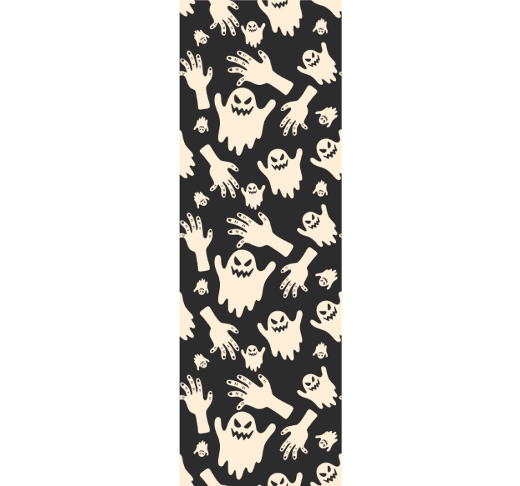 Tapet Halloween modele de mâini fantomatice - TenStickers