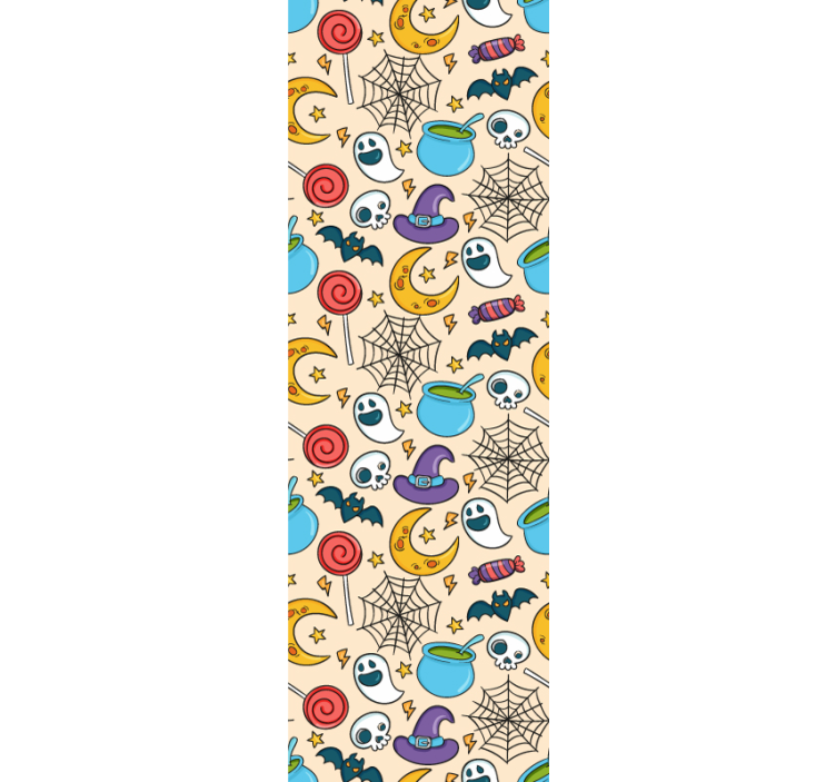 Tapet ornamental simboluri halloween simbol - TenStickers