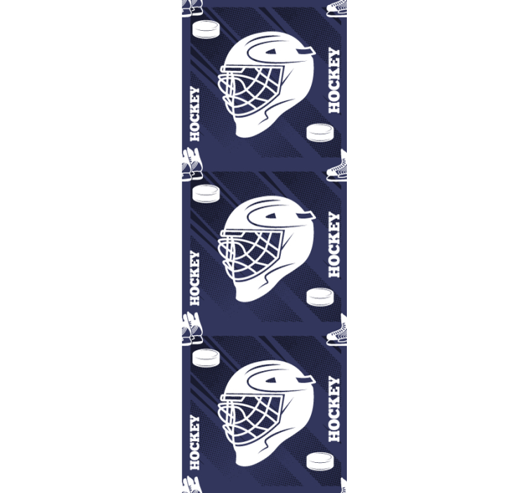 Tapet personalizabil pasionații de hochei - TenStickers