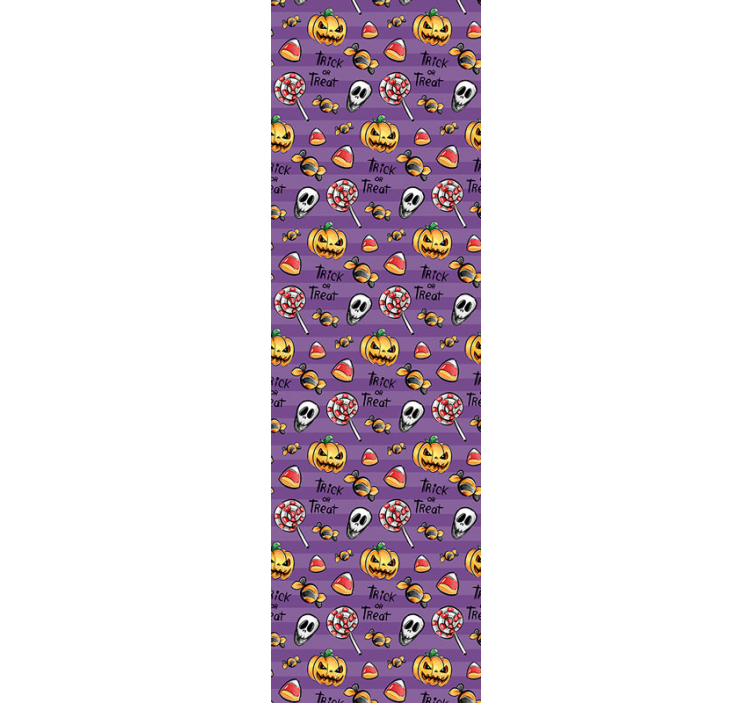 Tapet Halloween temă de delicii înfricoșătoare - TenStickers